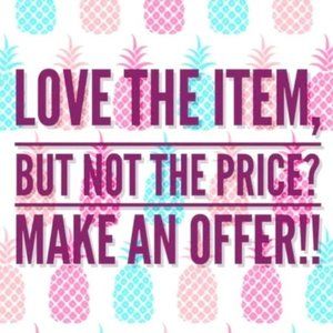 Let’s make a deal! I’m flexible! I want you to be happy!